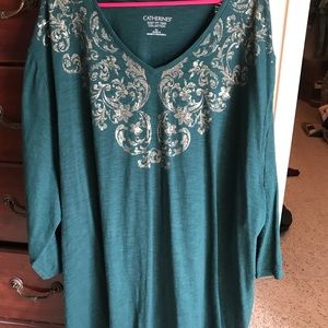 Catherine’s 3/4 sleeve